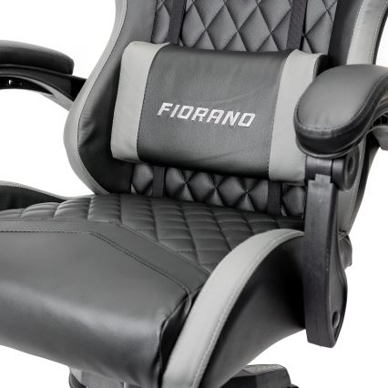 Chaise de jeu FIORANO noir/gris