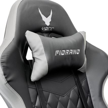 Chaise de jeu FIORANO noir/gris