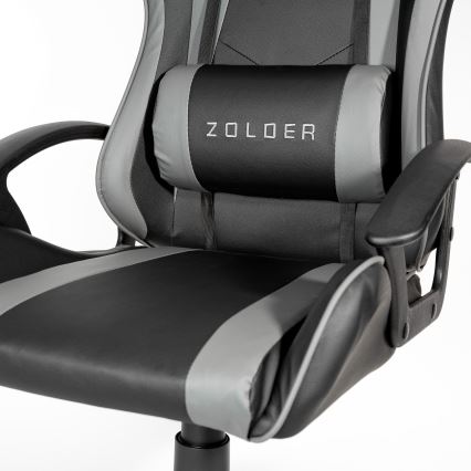 Chaise de jeu FIORANO noir/gris