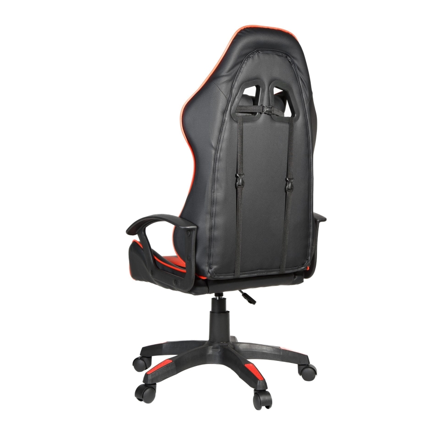 Chaise gaming VARR Zolder noir/rouge