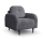 Chaise rembourrée CLOUDY gris