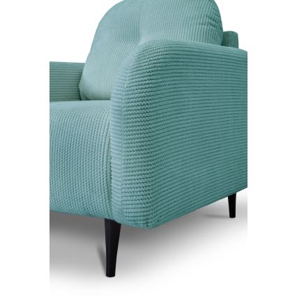Chaise rembourrée CLOUDY turquoise