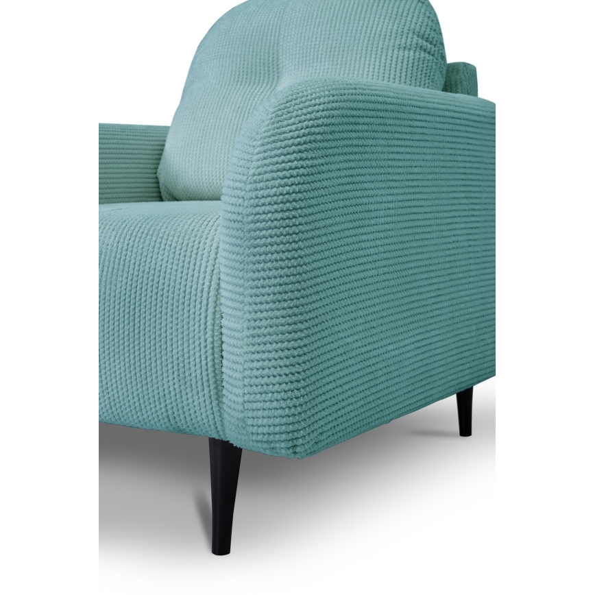 Chaise rembourrée CLOUDY turquoise
