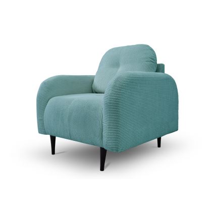 Chaise rembourrée CLOUDY turquoise