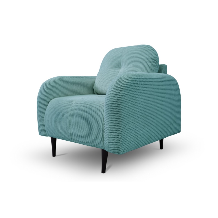 Chaise rembourrée CLOUDY turquoise