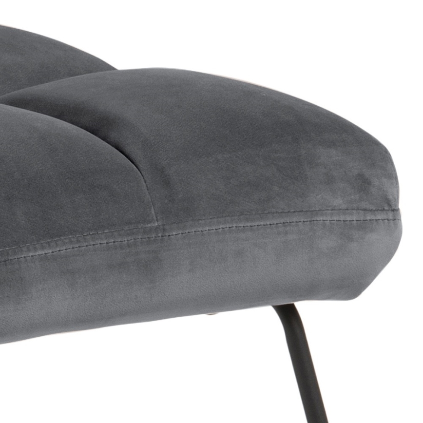 Chaise ZETA gris foncé