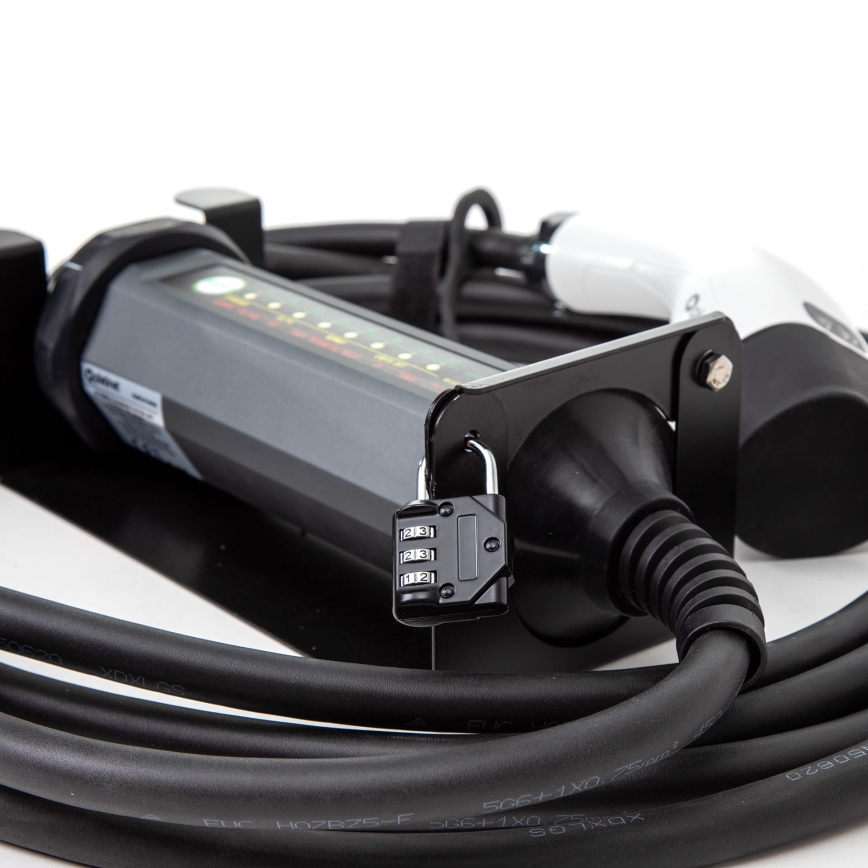 Chargeur portatif pour voitures électriques avec 4 adaptateurs Type 2 32A/480V 22kW 7m IP67