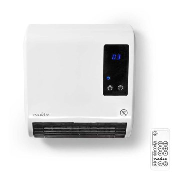 Chauffage avec écran LED et thermostat 2000W/230V IP22 + Télécommande