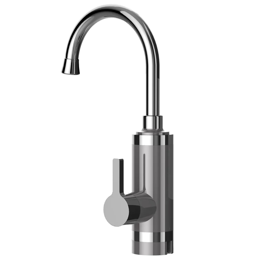 Chauffe-eau instantané avec écran LED 3000W/230V IPX4 acier inoxydable