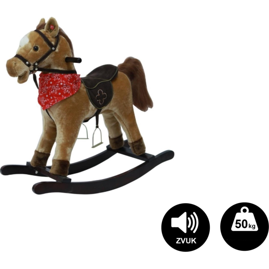 Cheval à bascule avec mélodie — 3 piles AA