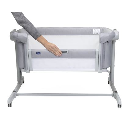 Chicco - Baby wieg 2in1 2v1 NEXT2ME MAGIC EVO lichtgrijs