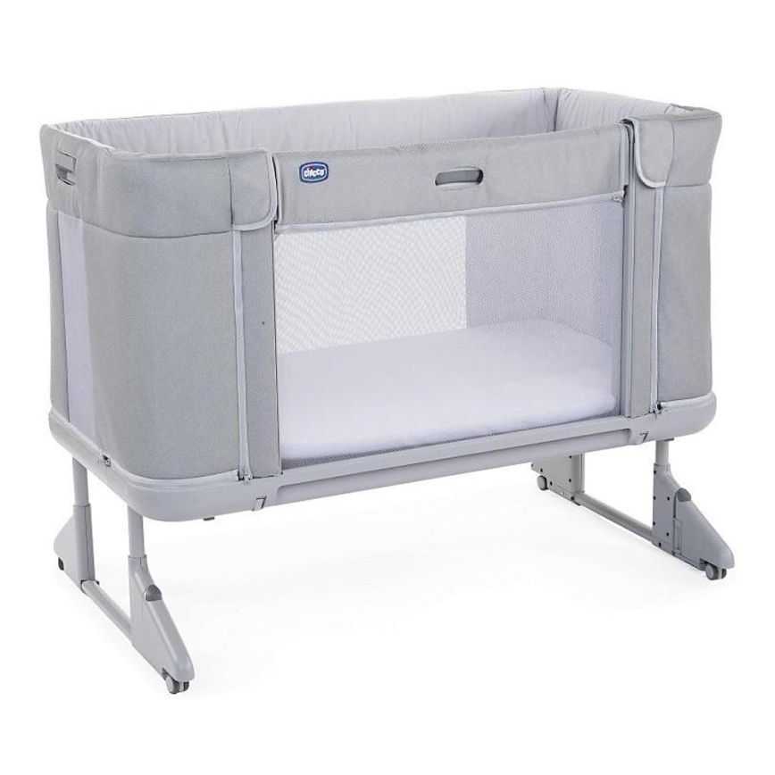 Chicco - Baby wieg 3in1 3v1 NEXT2ME FOREVER lichtgrijs