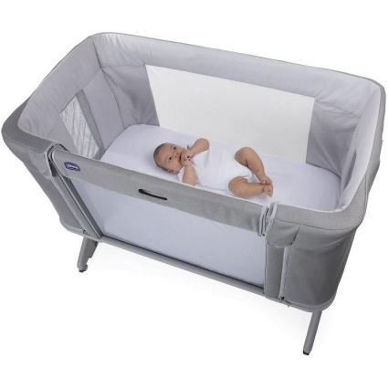 Chicco - Baby wieg 3in1 3v1 NEXT2ME FOREVER lichtgrijs