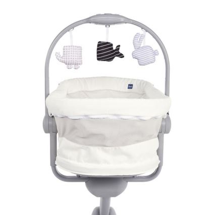 Chicco - Baby wieg 4in1 BABY HUG grijs/wit