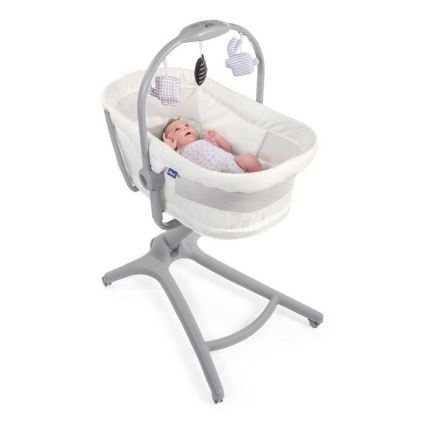 Chicco - Baby wieg 4in1 BABY HUG grijs/wit