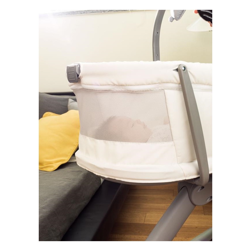 Chicco - Baby wieg 4in1 BABY HUG grijs/wit