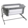 Chicco - Babybed 2-in-1 NEXT2ME MAGIC EVO donkergrijs