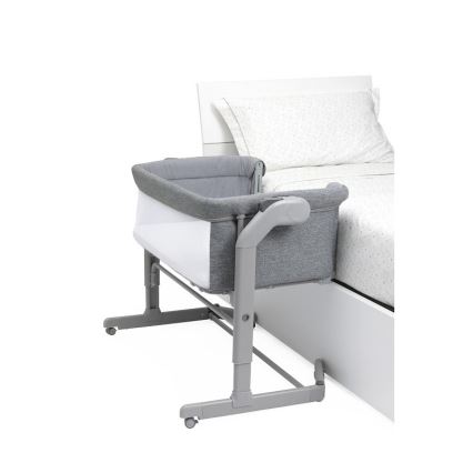 Chicco - Babybed 2-in-1 NEXT2ME MAGIC EVO donkergrijs