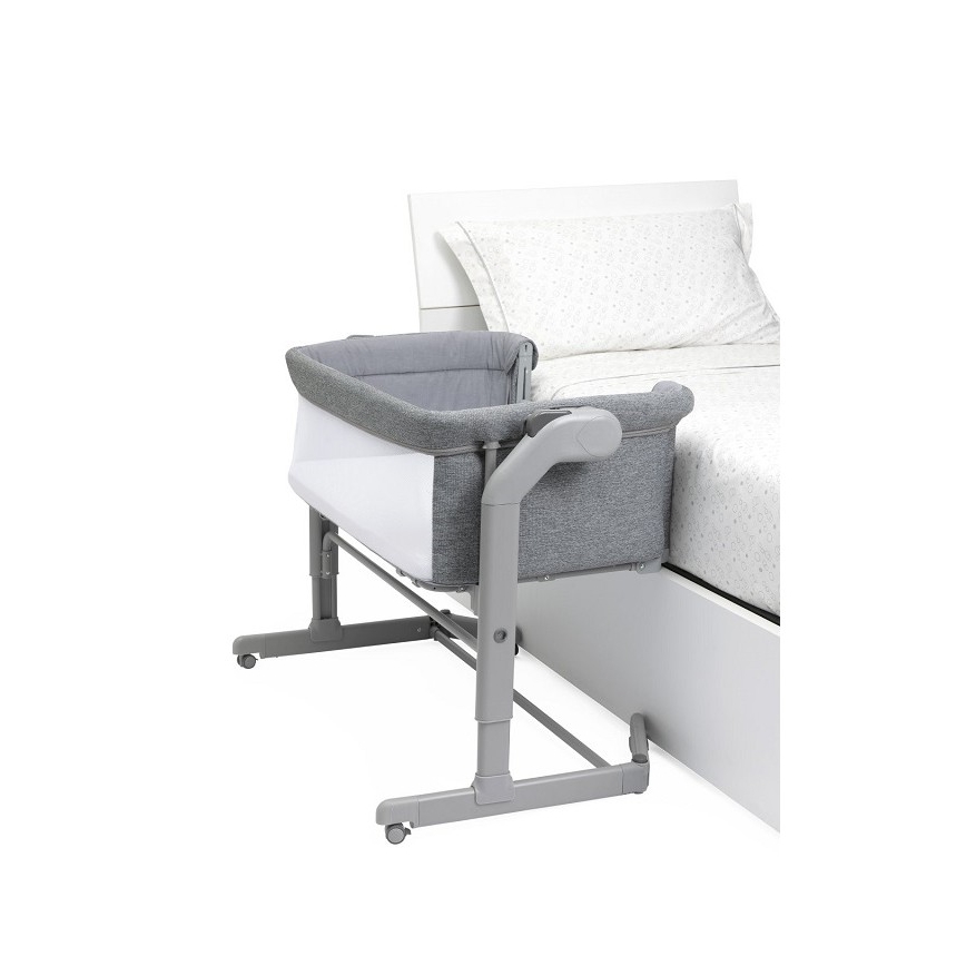 Chicco - Babybed 2-in-1 NEXT2ME MAGIC EVO donkergrijs
