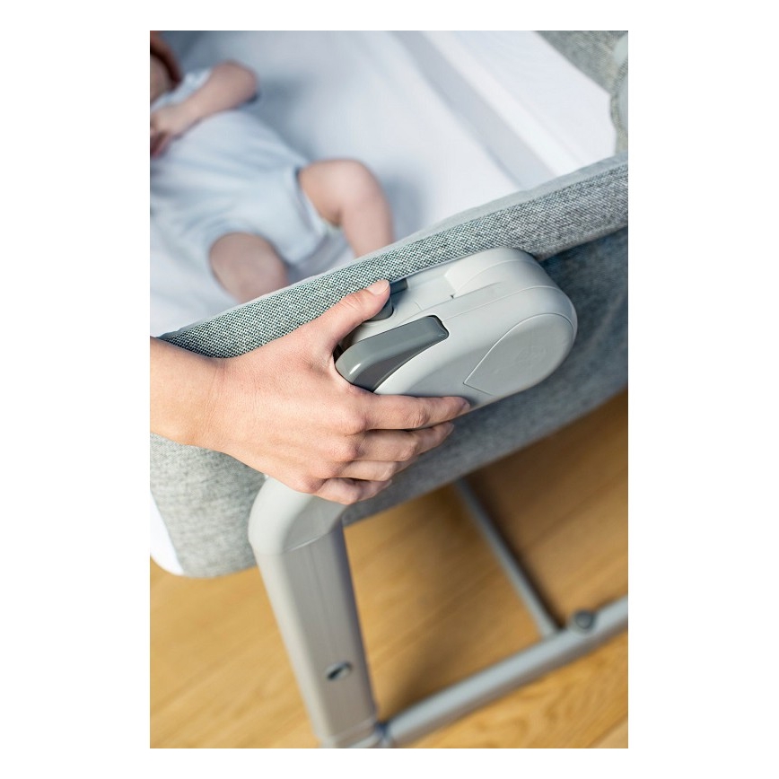 Chicco - Babybed 2-in-1 NEXT2ME MAGIC EVO donkergrijs