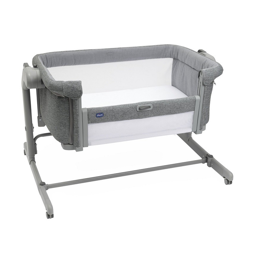 Chicco - Babybed 2-in-1 NEXT2ME MAGIC EVO donkergrijs