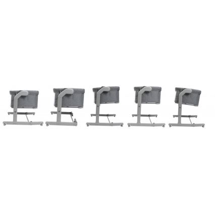 Chicco - Babybed 2-in-1 NEXT2ME MAGIC EVO donkergrijs