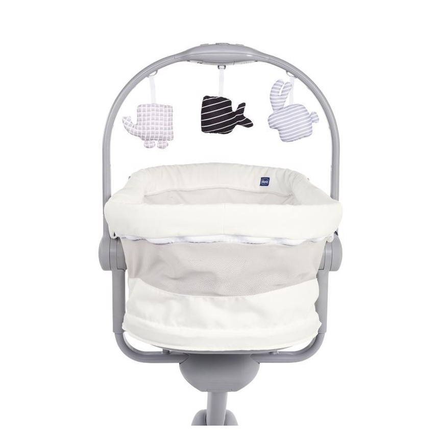 Chicco - Berceau 4en1 BABY HUG gris/blanc