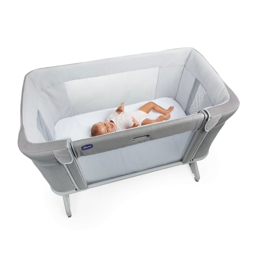 Chicco - Berceau pour bébé 3en1 3v1 NEXT2ME FOREVER gris foncé