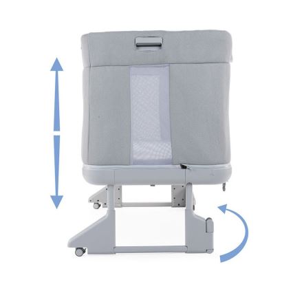 Chicco - Berceau pour bébé 3en1 3v1 NEXT2ME FOREVER gris foncé