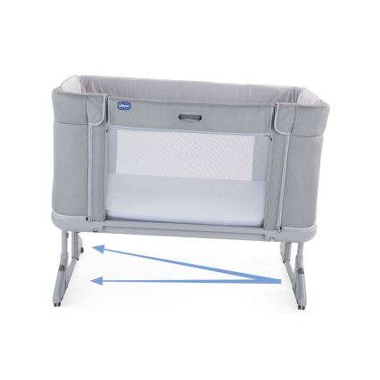 Chicco - Berceau pour bébé 3en1 3v1 NEXT2ME FOREVER gris foncé