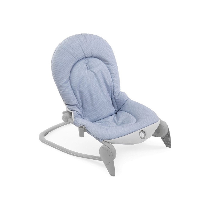 Chicco - Berceuse vibrante pour bébé avec une mélodie BALLOON Dots 2xAA + 1xLR20 bleu