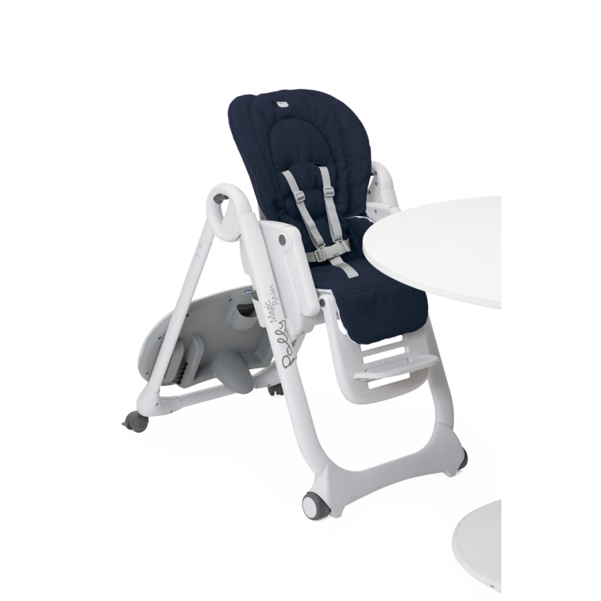 Chicco - Chaise haute enfant Polly Magic Relax bleu foncé