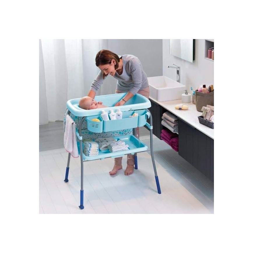 Chicco - Commode met bad CUDDLE&BUBBLE blauw