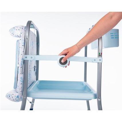 Chicco - Commode met bad CUDDLE&BUBBLE blauw