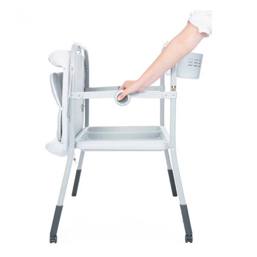 Chicco - Commode met bad CUDDLE&BUBBLE grijs
