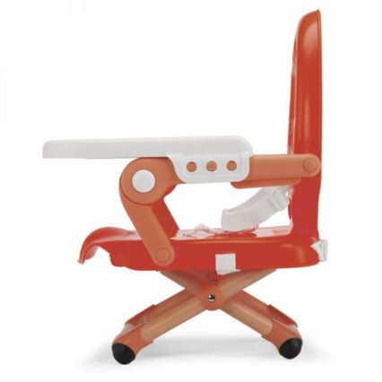 Chicco - Draagbare stoelverhoger voor kinderen POCKET SNACK rood