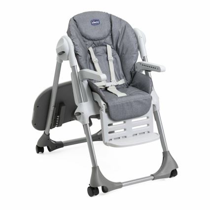 Chicco - Kinder eetstoel Polly Easy grijs