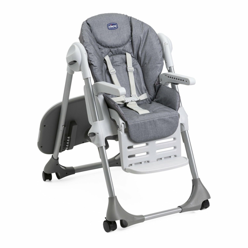 Chicco - Kinder eetstoel Polly Easy grijs