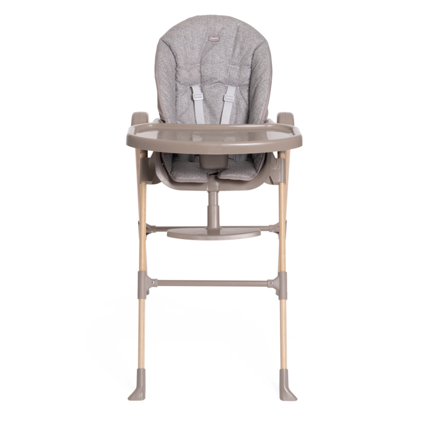 Chicco - Kinder eetstoel Polly Essential - grijs/bruin