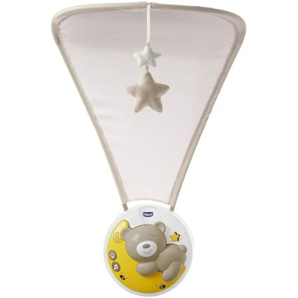 Chicco - Kinderbedprojector met melodie 3in1 NEXT2MOON 3xAA grijs