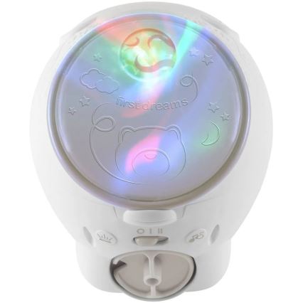 Chicco - Kinderprojector 2in1 POLAR BEAR 3xAA beige