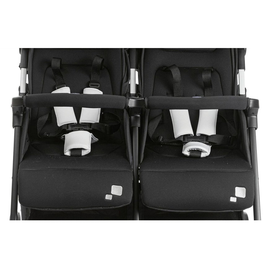 Chicco - Kinderwagen voor tweelingen OHLALA TWIN Black Nacht zwart
