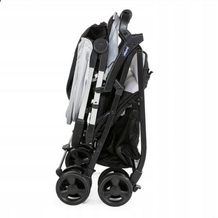 Chicco - Kinderwagen voor tweelingen OHLALA TWIN Silver Kat zilver