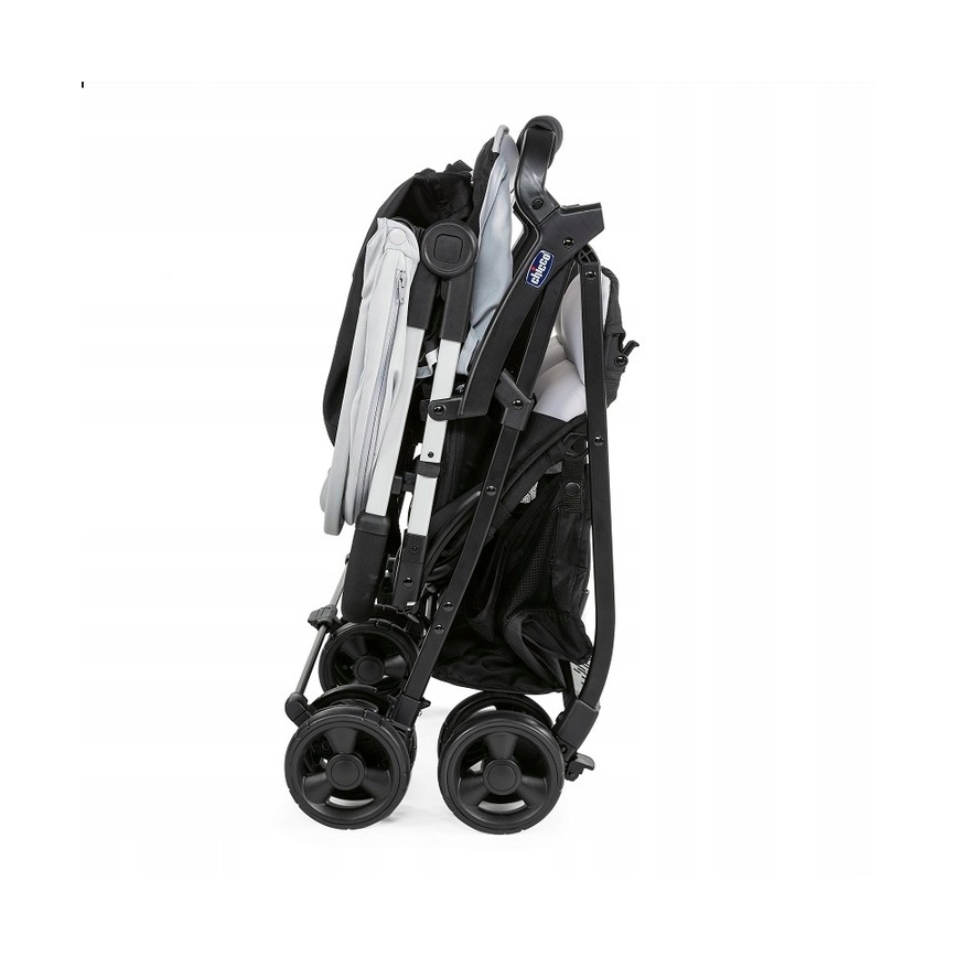 Chicco - Kinderwagen voor tweelingen OHLALA TWIN Silver Kat zilver