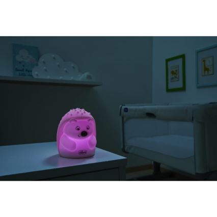 Chicco - Lampe de nuit pour enfants SWEET LIGHTS hérisson