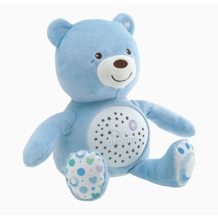 Chicco - Projecteur avec mélodie BABY BEAR 3xAAA bleu