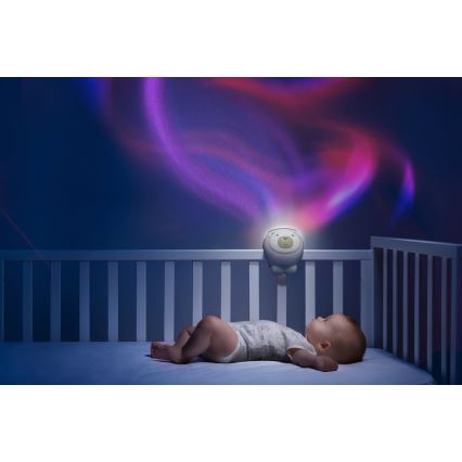 Chicco - Projecteur enfant 2en1 POLAR BEAR 3xAA beige