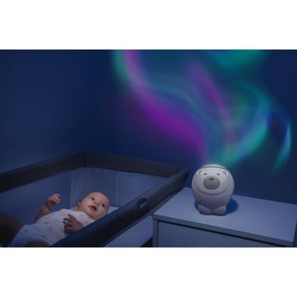 Chicco - Projecteur enfant 2en1 POLAR BEAR 3xAA beige
