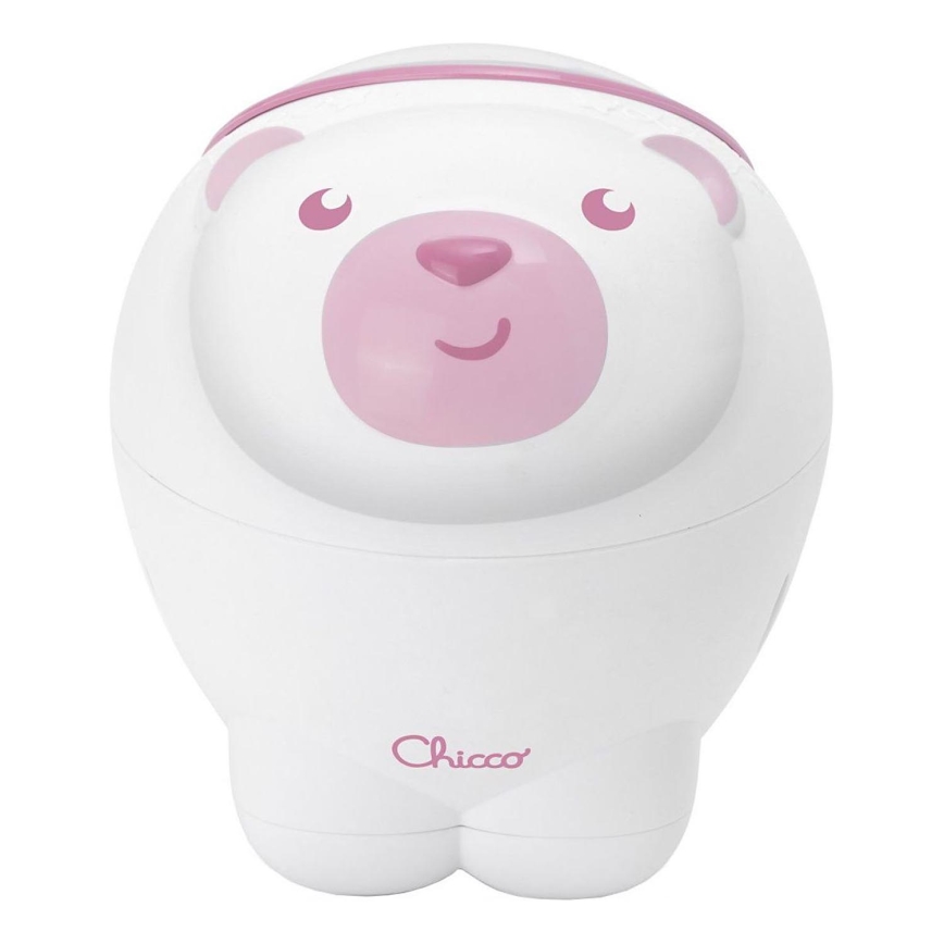 Chicco - Projecteur enfant 2en1 POLAR BEAR 3xAA rose