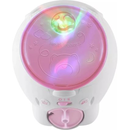 Chicco - Projecteur enfant 2en1 POLAR BEAR 3xAA rose